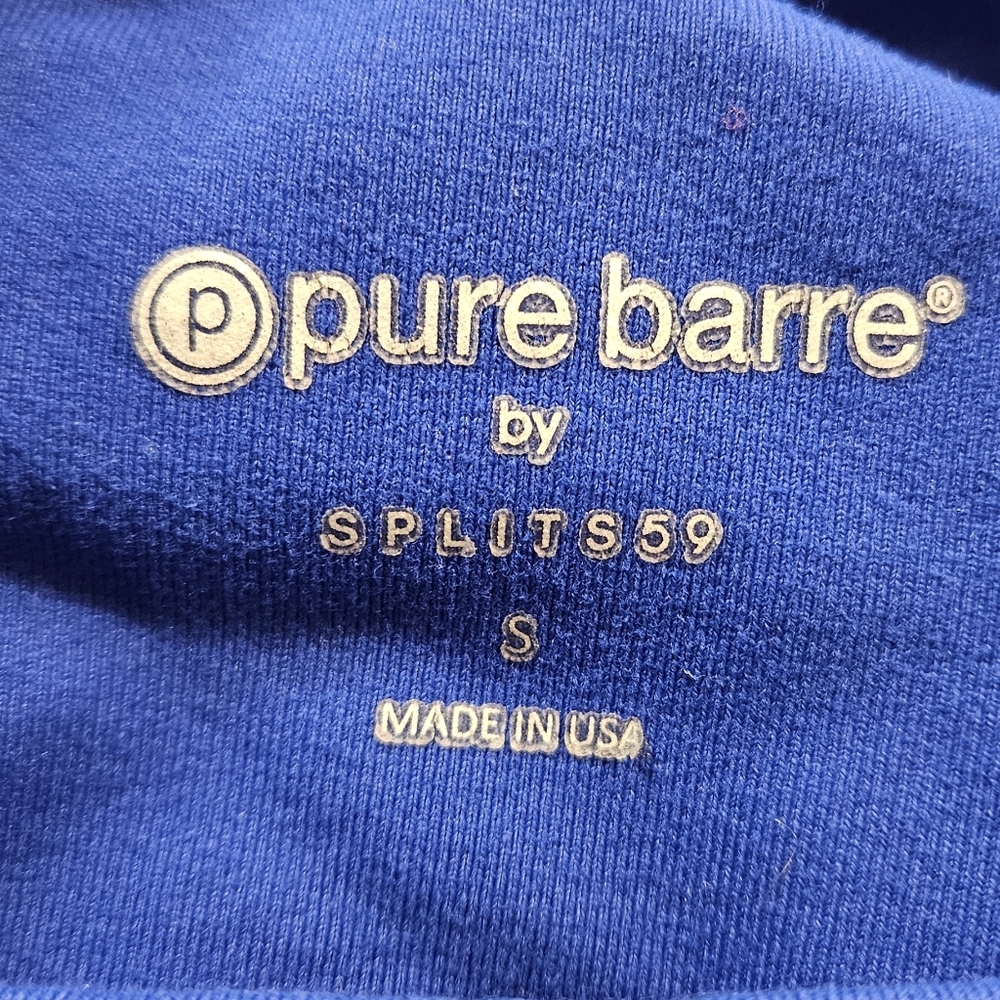 CLEARANCE! Pure Barre Splits59 Royal Blue High-Waist Leggings - Picture 6 of 7